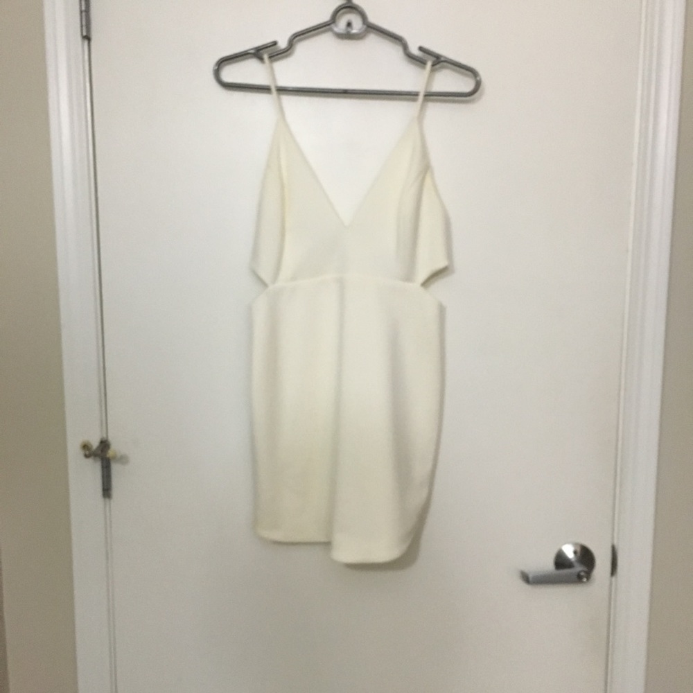 White cocktail dress